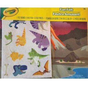 Crayola Fun Felt Dinosaur Adventure Set